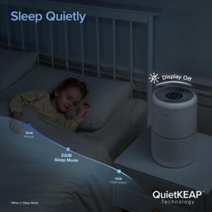 Le Levoit Core 300S combine technologie intelligente et performances supérieures pour purifier l’air de manière silencieuse et efficace.