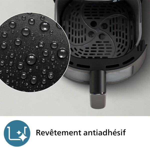 Philips Airfryer série 2000 4.2l, Friteuse sans huile philips 1500W, 13 options de cuisson, air fryer pas cher (NA229/00)