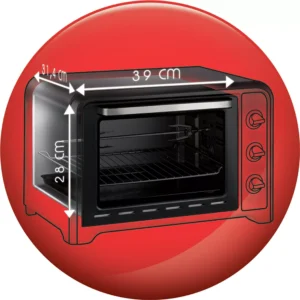 Mini four Moulinex OX485E10 OPTIMO 39L BL – Image 6