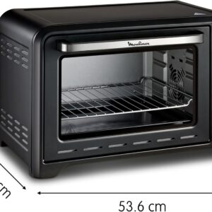 Ajoutez une touche de style à votre cuisine avec le Mini Four électrique posable Moulinex Optimo 33l OX464811 en Noir. Des performances exceptionnelles pour toutes vos préparations.