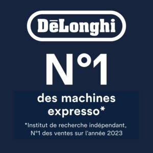 De'Longhi Magnifica Evo Next ECAM312.80.TB, Machine Café Automatique, Machine Café Grains pour Café et Cappuccino avec Écran Tactile Intuitif, 1450W, Noir/Titane
