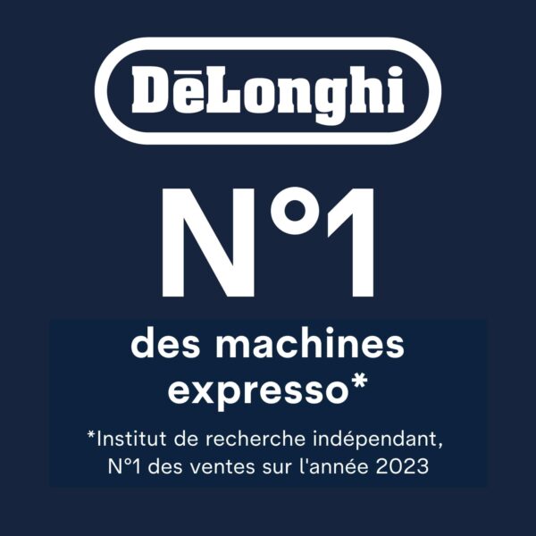 De'Longhi Magnifica Evo Next ECAM312.80.TB, Machine Café Automatique, Machine Café Grains pour Café et Cappuccino avec Écran Tactile Intuitif, 1450W, Noir/Titane