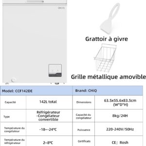 Congélateur Inverter silencieux