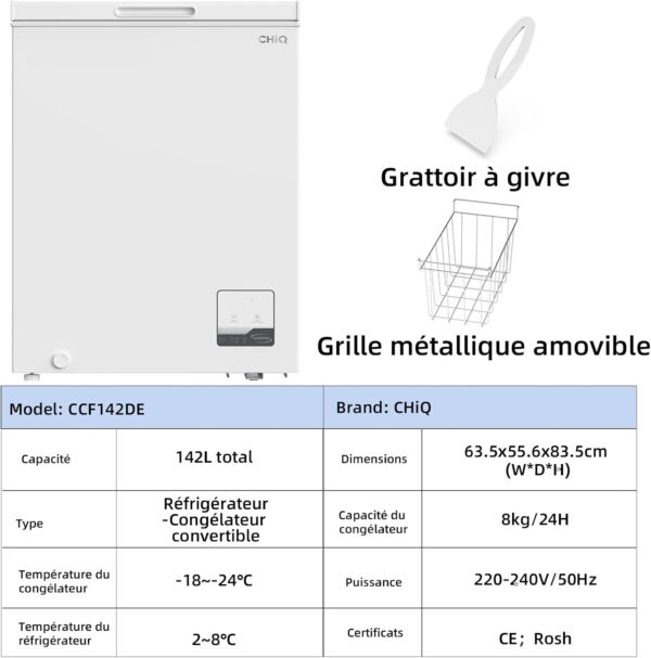 Congélateur Inverter silencieux