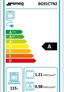 SMEG Piano de Cuisson BG91CTN2 - Cuisinière Multifonction 5 Foyers Gaz – Image 5