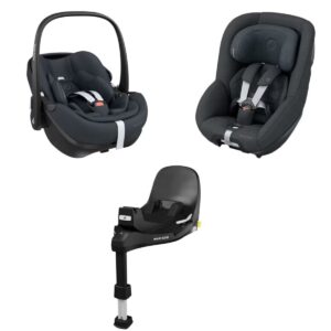 Maxi cosi siege auto Pack 360 Pro Family 0 - 4 ans, 40 - 105 cm, 0 - 17 kg (FamilyFix 360 Pro - Pebble 360 Pro - Pearl 360 Pro)