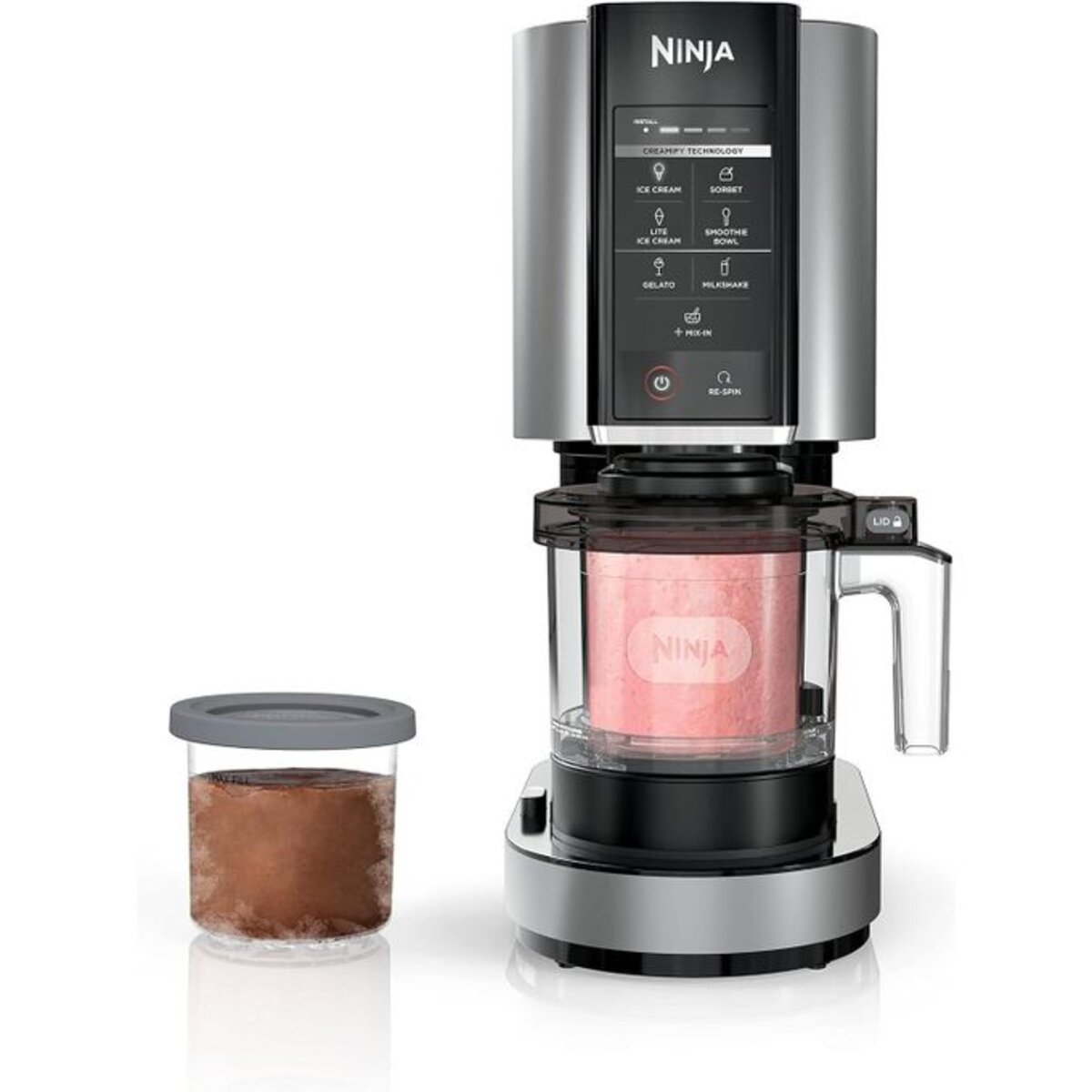 Ninja Creami NC301, Machine a glace ninja crème glacée, gelato, milkshake, sorbet et smoothie, 7 programmes One-Touch