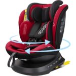 Reecle i-Size Siège Auto 360 Pivotant ISOFIX 40-150 cm, de la naissance à 12 ans (0-36 kg), ECE R129