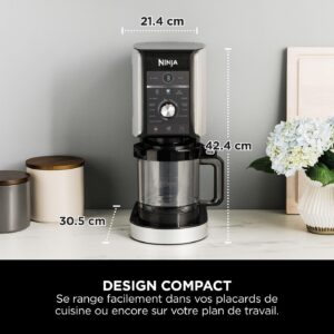 Ninja CREAMi Deluxe NC501EU, Machine a glace Sorbetière, 3 bacs, 10 fonctions,Crème glacée, Option de saveur 2 en 1 – Image 13