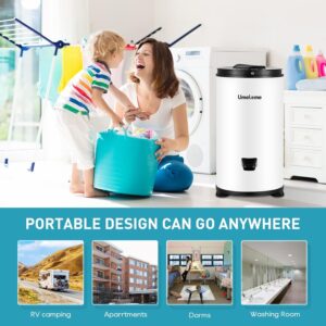 Umelome Essoreuse grande capacité 6kg Séchoir rotatif 2800 tr/min Spin Dryer énergétique et économie d'énergie [Classe énergétique A+++] – Image 14