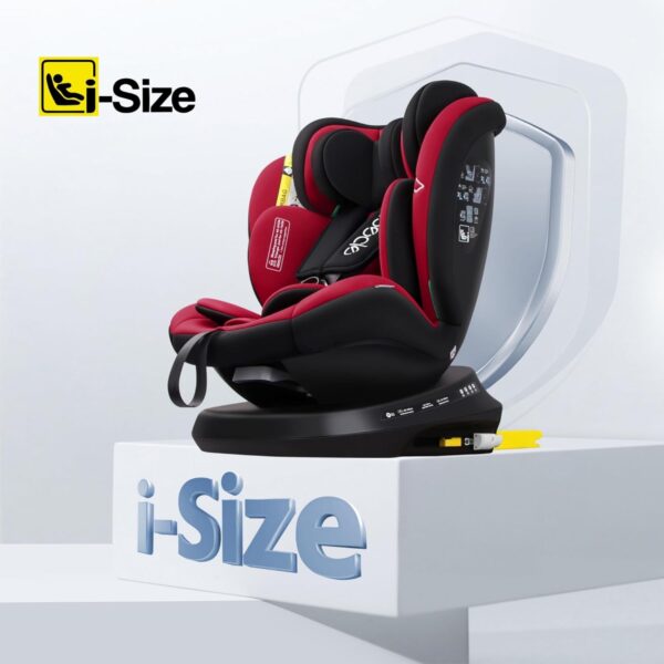 Reecle i-Size Siège Auto 360 Pivotant ISOFIX 40-150 cm, de la naissance à 12 ans (0-36 kg), ECE R129