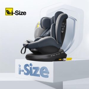 Reecle i-Size Siège Auto 360 Pivotant ISOFIX 40-150 cm, de la naissance à 12 ans (0-36 kg), ECE R129
