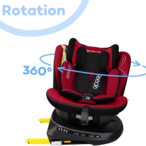 Reecle i-Size (ECE R129) Siège auto ISOFIX pivotant 360°, 40-150 cm, 0 à 12 ans (0-36 kg) – Image 19