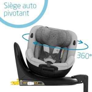 Maxi-Cosi Mica i-Size Siège-Auto Pivotant 360°, Base ISOFIX, de la Naissance jusqu'a 4 ans environ