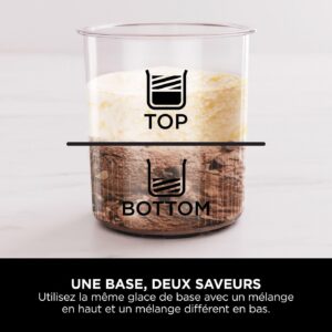 Ninja CREAMi Deluxe NC501EU, Machine a glace Sorbetière, 3 bacs, 10 fonctions,Crème glacée, Option de saveur 2 en 1 – Image 8