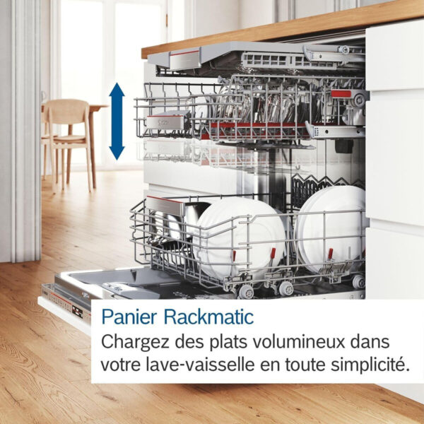 Bosch lave-vaisselle Série 4, Lave-vaisselle encastrable Home Connect, Lave-vaisselle 13 couverts Bosch, Bosch SMV4HVX45E lave-vaisselle silencieux, Lave-vaisselle Bosch avec moteur EcoSilence,