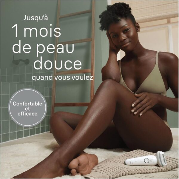 Épilateur Braun Silk-épil 9 avec tête pivotante, Braun Silk-épil 9 pour zones sensibles, Épilateur longue durée Braun, Épilateur Braun étanche pour peau douce, Appareil d’épilation Braun avec accessoires,