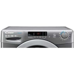 lave-linge frontal Candy CS1292DRRE1-S, lave-linge 9 kg Candy 15 programmes, machine à laver Candy départ différé, lave-linge Candy anthracite efficace,