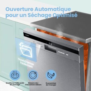 Lave-Vaisselle COMFEE' : Pose Libre, Silencieux, Compact et Économique pour 6 à 14 Couverts – Image 11