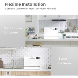 Lave-Vaisselle COMFEE' : Pose Libre, Silencieux, Compact et Économique pour 6 à 14 Couverts – Image 8