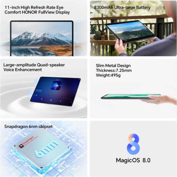 HONOR Pad X8a,tablette honor, tablette honor pad 8