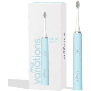 Brosse à dents électrique sonique rechargeable, Brosse à dents avec minuteur intégré, Brosse à dents électrique longue autonomie, Brosse à dents sonique pour gencives sensibles, Brosse à dents électrique 5 modes de brossage,