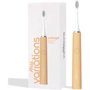 Brosse à dents électrique sonique rechargeable, Brosse à dents avec minuteur intégré, Brosse à dents électrique longue autonomie, Brosse à dents sonique pour gencives sensibles, Brosse à dents électrique 5 modes de brossage,
