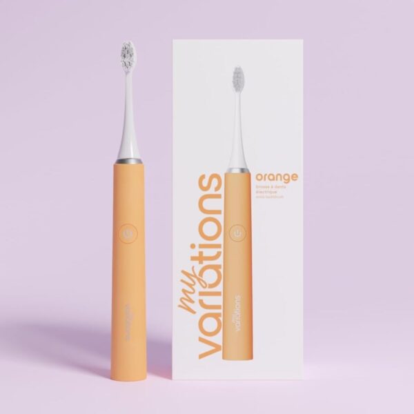 Brosse à dents électrique sonique rechargeable, Brosse à dents avec minuteur intégré, Brosse à dents électrique longue autonomie, Brosse à dents sonique pour gencives sensibles, Brosse à dents électrique 5 modes de brossage,