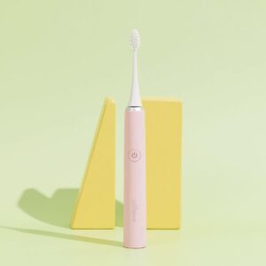 Brosse à dents électrique sonique rechargeable, Brosse à dents avec minuteur intégré, Brosse à dents électrique longue autonomie, Brosse à dents sonique pour gencives sensibles, Brosse à dents électrique 5 modes de brossage,