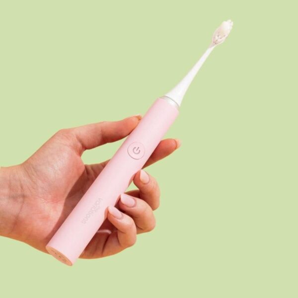 Brosse à dents électrique sonique rechargeable, Brosse à dents avec minuteur intégré, Brosse à dents électrique longue autonomie, Brosse à dents sonique pour gencives sensibles, Brosse à dents électrique 5 modes de brossage,