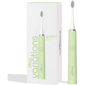 Brosse à dents électrique sonique rechargeable, Brosse à dents avec minuteur intégré, Brosse à dents électrique longue autonomie, Brosse à dents sonique pour gencives sensibles, Brosse à dents électrique 5 modes de brossage,