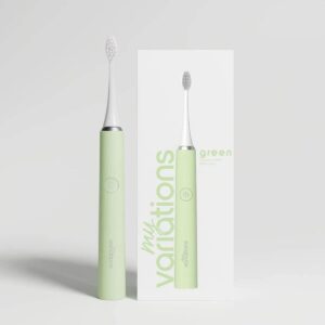 Brosse à dents électrique sonique rechargeable, Brosse à dents avec minuteur intégré, Brosse à dents électrique longue autonomie, Brosse à dents sonique pour gencives sensibles, Brosse à dents électrique 5 modes de brossage,