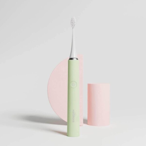 Brosse à dents électrique sonique rechargeable, Brosse à dents avec minuteur intégré, Brosse à dents électrique longue autonomie, Brosse à dents sonique pour gencives sensibles, Brosse à dents électrique 5 modes de brossage,