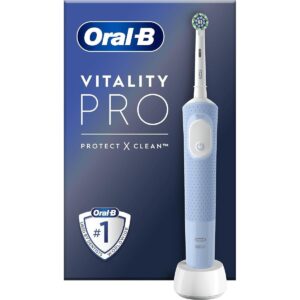 Brosse à dents électrique Oral-B Vitality Pro, Brosse à dents Oral-B avec capteur de pression, Oral-B brosse à dents électrique douceur, Brosse à dents électrique avec minuteur Oral-B, Brosse à dents Oral-B tête ronde,