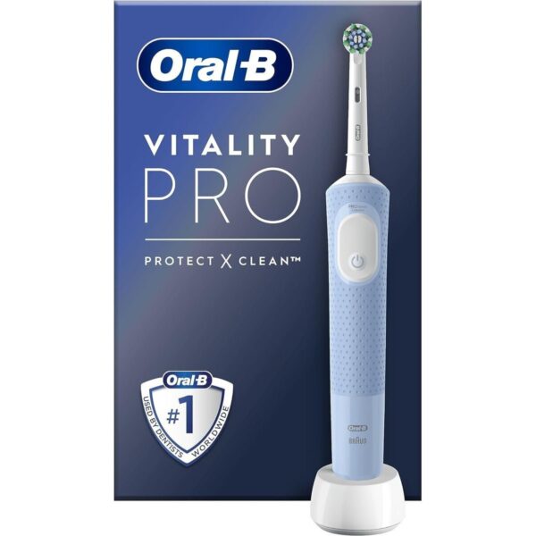 Brosse à dents électrique Oral-B Vitality Pro, Brosse à dents Oral-B avec capteur de pression, Oral-B brosse à dents électrique douceur, Brosse à dents électrique avec minuteur Oral-B, Brosse à dents Oral-B tête ronde,