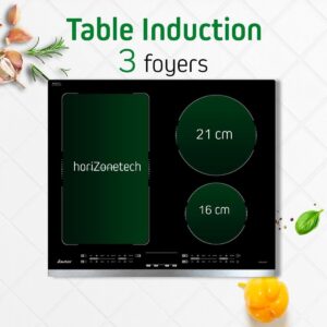 Sauter - SPI4664B - Plaque Induction - Table de Cuisson Encastrable - Noir - 4 Foyers - 7200W - Dimensions Encastrement : 56x49cm - Espace Grand Plat - Fabriqué en France – Image 8